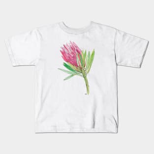 Pink Protea flower Kids T-Shirt
